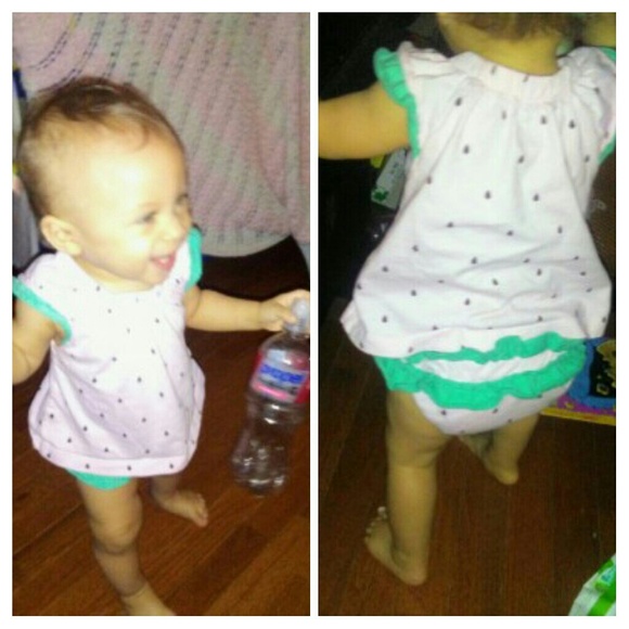 🍉cute 2-pc Carter's set- watermelon outfit 😍 - Picture 2 of 7